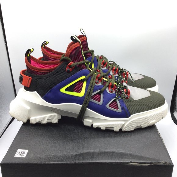 MCQ by Alexander McQueen Orbyt Mid Stretch Mesh Sneakers Mens Size EU 43 US 10 - Picture 1 of 15